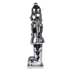 Clayre & Eef Statuetta Schiaccianoci 33 cm Color argento Porcellana