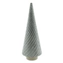 Clayre & Eef Beeld Kerstboom 27 cm Grijs Porselein