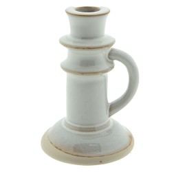 Clayre & Eef Kerzenständer 14 cm Beige Porzellan