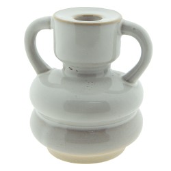 Clayre & Eef Candle holder 11 cm Beige Porcelain