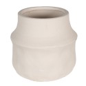 Clayre & Eef Pot de fleurs Ø 15x13 cm Beige Céramique