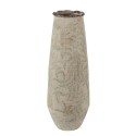 Clayre & Eef Vaso  Ø 14x40 cm Verde Beige Ceramica Foglie