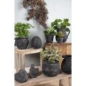 Clayre & Eef Planter Ø 16x16 cm Grey Ceramic