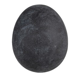 Clayre & Eef Decoration Egg Ø 12x16 cm Grey Ceramic