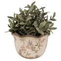 Clayre & Eef Planter Ø 17x11 cm Beige Pink Ceramic