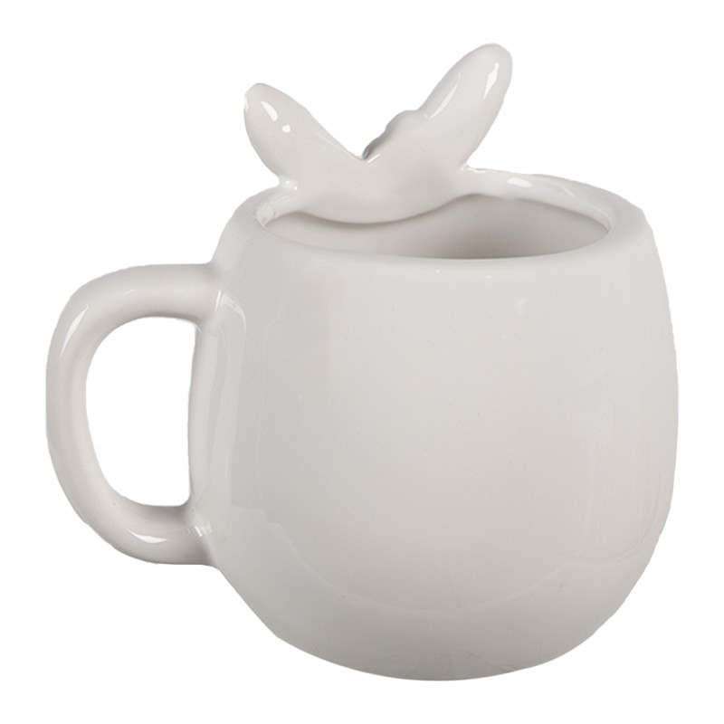 Clayre & Eef Mug Rabbit 350 ml White Porcelain