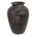 Clayre & Eef Vase Ø 18x26 cm Grau Keramik