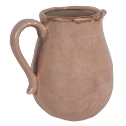 Clayre & Eef Brocca decorativa 21x16x20 cm Rosa Ceramica