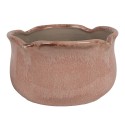 Clayre & Eef Planter Ø 20x11 cm Pink Ceramic