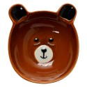 Clayre & Eef Soup Bowl 200 ml Brown Ceramic Bear