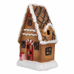 Clayre & Eef Gingerbread house 15 cm Bruin Keramiek