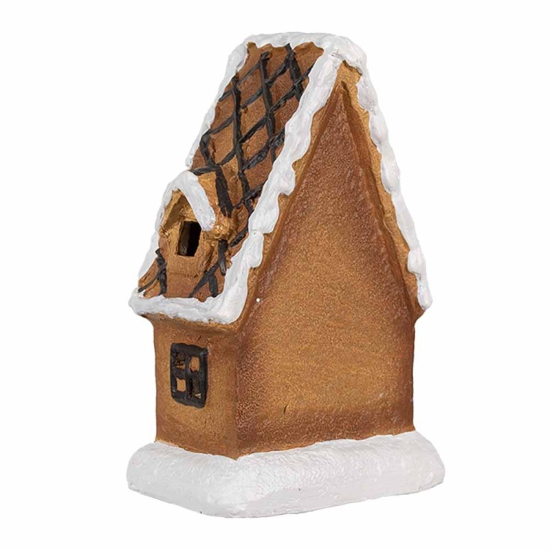 Clayre & Eef Lebkuchenhaus 15 cm Braun Keramik