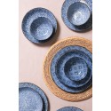 Clayre & Eef Soup Plate Ø 20x4 cm Blue Ceramic Round