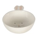 Clayre & Eef Assiette à soupe 11x27x3 cm Beige Céramique Rond Lapin