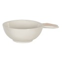 Clayre & Eef Piatto da zuppa 11x27x3 cm Beige Ceramica Rotondo Coniglio