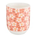 Clayre & Eef Mug 100 ml Pink Porcelain Round Flowers