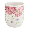 Clayre & Eef Mug 100 ml Pink Porcelain Round Flowers