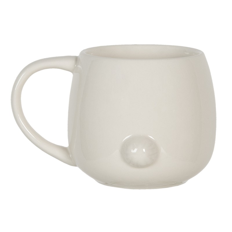 Clayre & Eef Tasse 200 ml Beige Keramik Rund Kaninchen