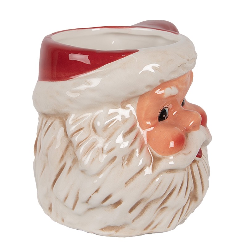 Clayre & Eef Mug Père Noël 450 ml Rouge Céramique