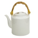 Clayre & Eef Théière 1500 ml Blanc Porcelaine Rond