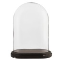 Clayre & Eef Cloche 26x15x34 cm Brown Glass Oval