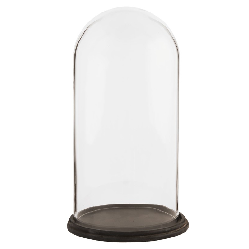 Clayre & Eef Glocke Ø 23x39 cm Glas Rund