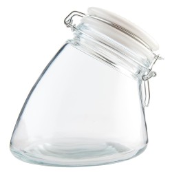 Clayre & Eef Storage Jar 1200 ml Glass Goodmorning Sunshine