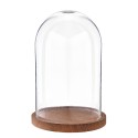 Clayre & Eef Stolp  Ø 17x25 cm Transparant Glas Hout