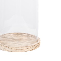 Clayre & Eef Glocke Ø 18x28 cm Glas Rund