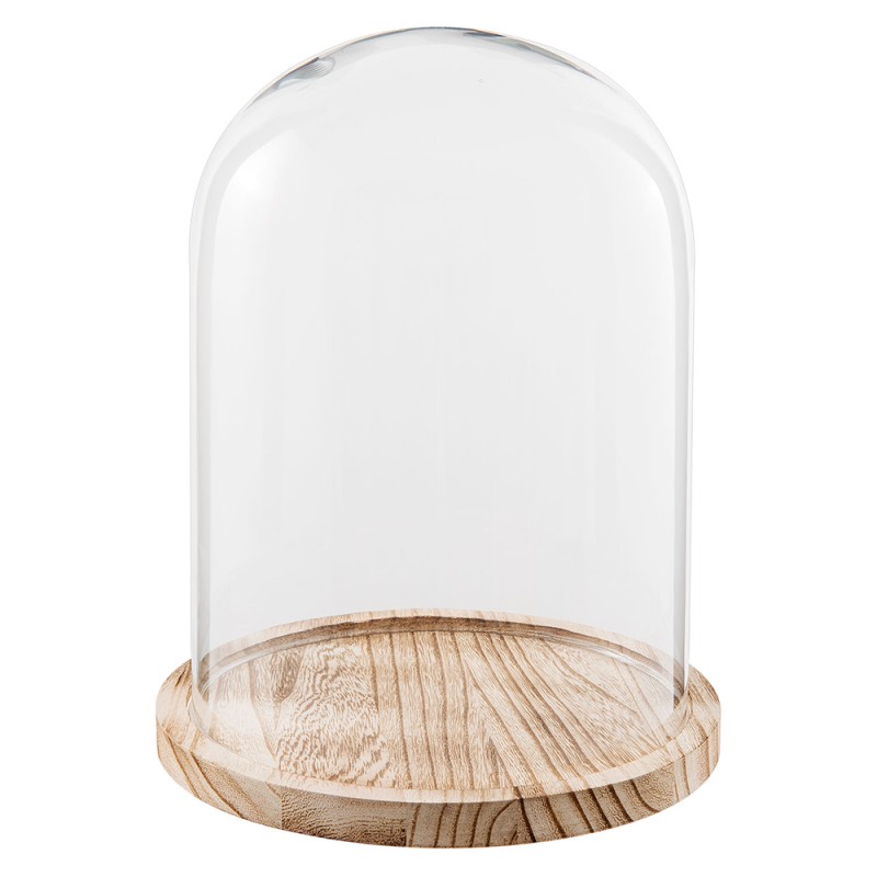 Clayre & Eef Cloche Ø 23x29 cm Glass Round