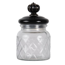 Clayre & Eef Voorraadpot  600 ml Glas Rond