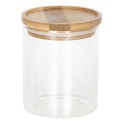 Clayre & Eef Storage Jar Ø 8x10 cm Glass Round