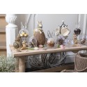 Clayre & Eef Pot en verre 12x8x9 cm Verre Ovale Lapin