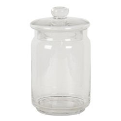 Clayre & Eef Storage Jar Ø 11x20 cm Glass Round