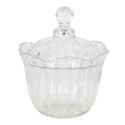 Clayre & Eef Glass Jar Ø 15x18 cm Glass Round