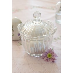 Clayre & Eef Glass Jar Ø 15x18 cm Glass Round