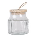 Clayre & Eef Voorraadpot  Ø 12x13 cm Glas Rond