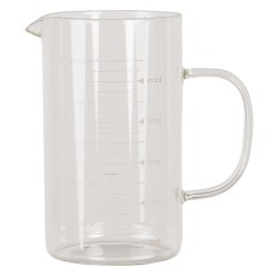 Clayre & Eef Decorative Pitcher 500 ml Glass Round