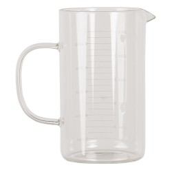 Clayre & Eef Decorative Pitcher 500 ml Glass Round