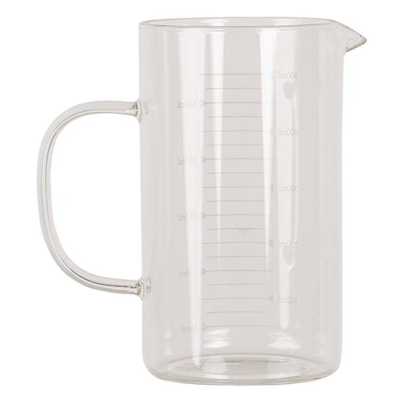 Clayre & Eef Carafe décoration 500 ml Verre Rond