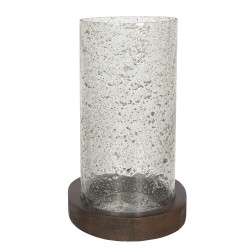 Clayre & Eef Windlicht  Ø 22x33 cm Glas Rond