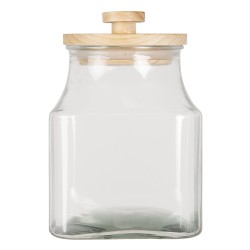 Clayre & Eef Pot de stockage 2800 ml Verre