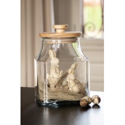 Clayre & Eef Storage Jar 2800 ml Glass