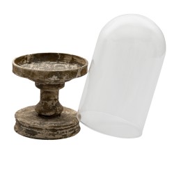 Clayre & Eef Stolp  Ø 16x38 cm Hout Metaal Rond