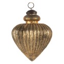 Clayre & Eef Palla di natale Ø 10 cm Color oro Vetro