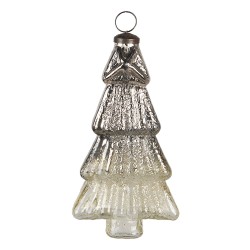 Clayre & Eef Weihnachtskugel XL 11x4x20 cm Goldfarbig Glas