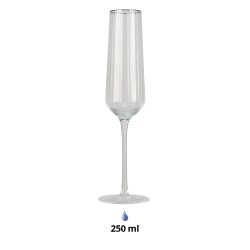 Clayre & Eef Champagnerglas 250 ml Glas