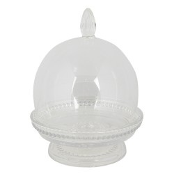 Clayre & Eef Glocke Ø 12x17 cm Glas Rund