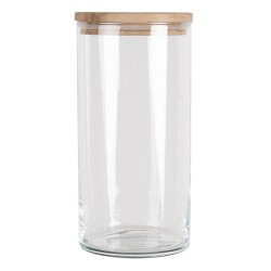 Clayre & Eef Pot de stockage 1250 ml Verre