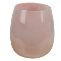 Clayre & Eef Lanterne Ø 14x16 cm Rose Verre Rond